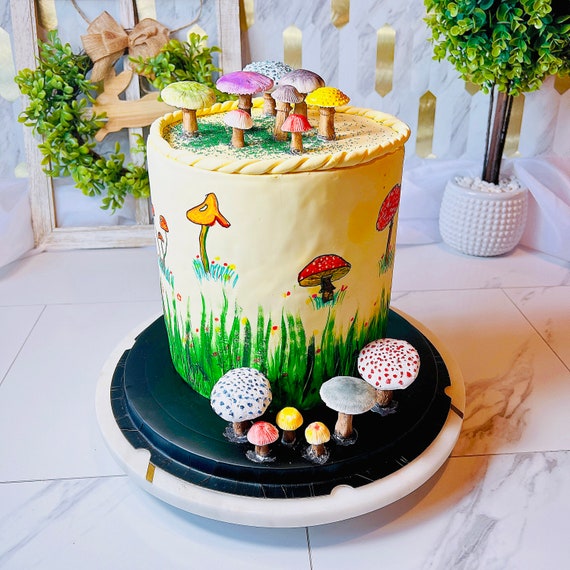 Aouke Mushroom Silicone Mold Kitchen DIY Cake Baking Decoration Fudge  Pudding Chocolate Mold Forest Mushroom Shape