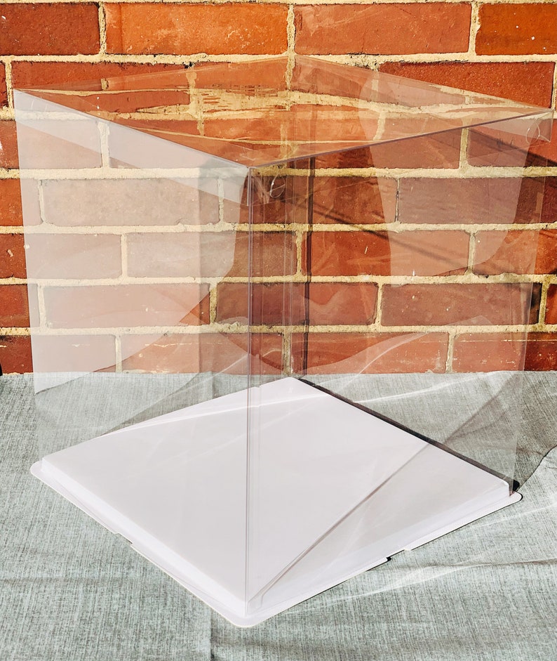 Extra large and tall clear Cake Box16Height x 14L Etsy