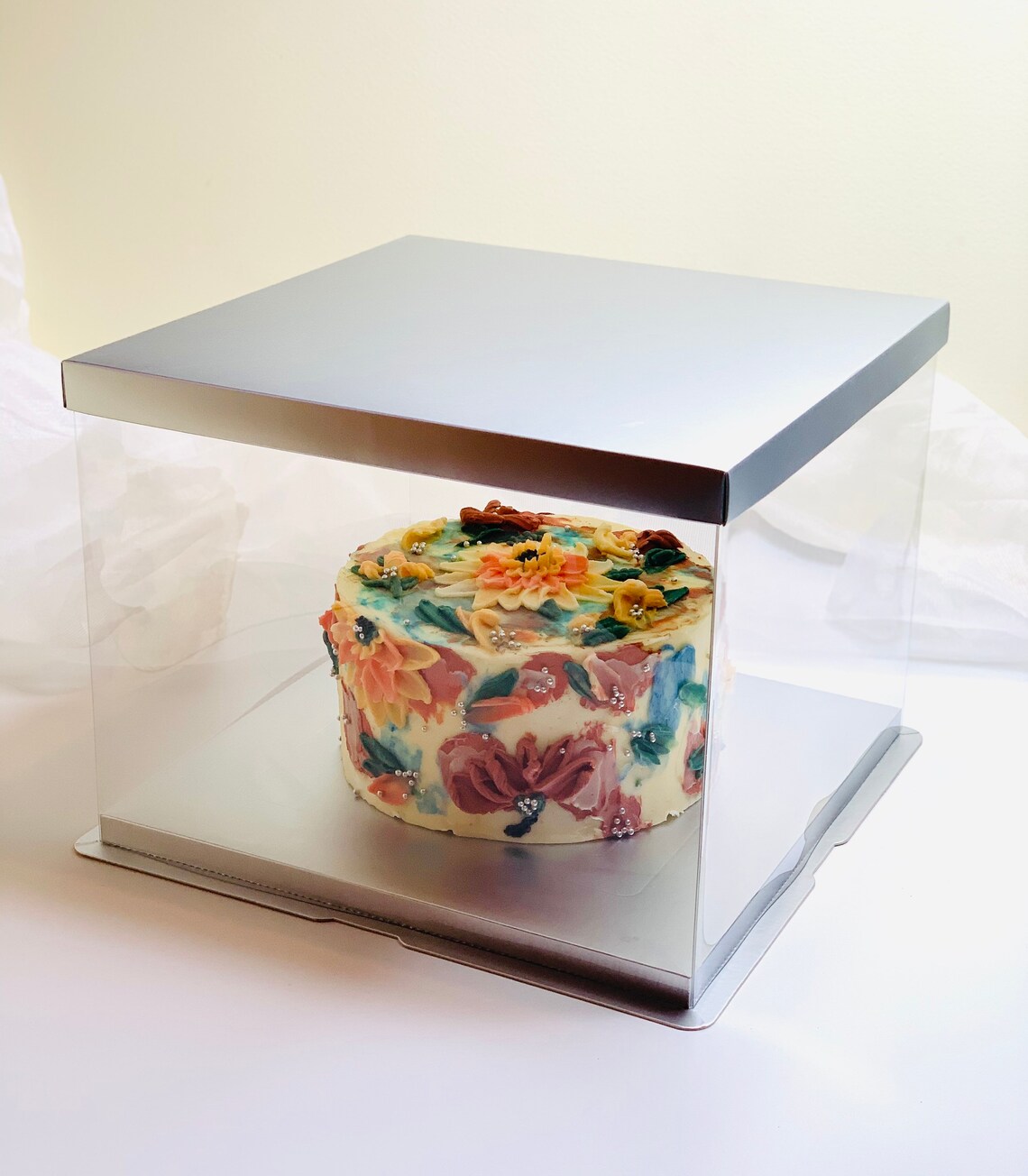 10 Sets Large Clear Cake Boxes 13l X 13w X Etsy