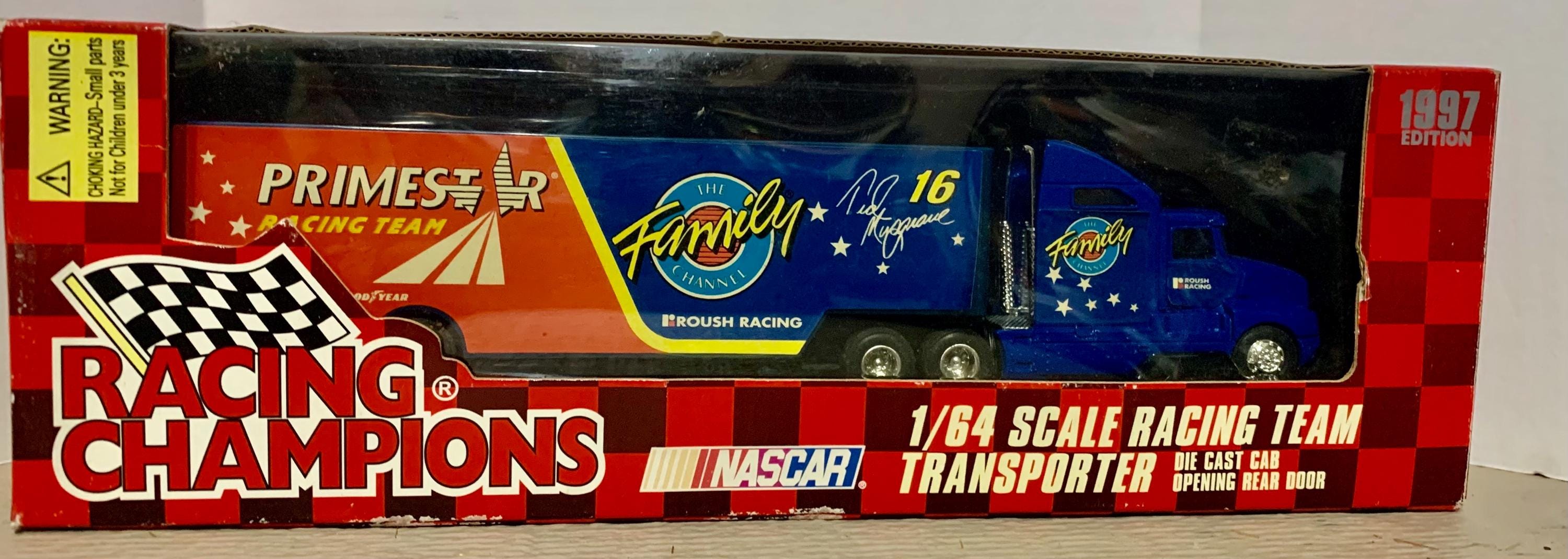 Vintage NASCAR Transporters: 1/64 Scale Diecast Racing Champions