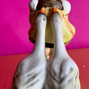 Vintage Goose Girl Hummel 4 inch tall figurine