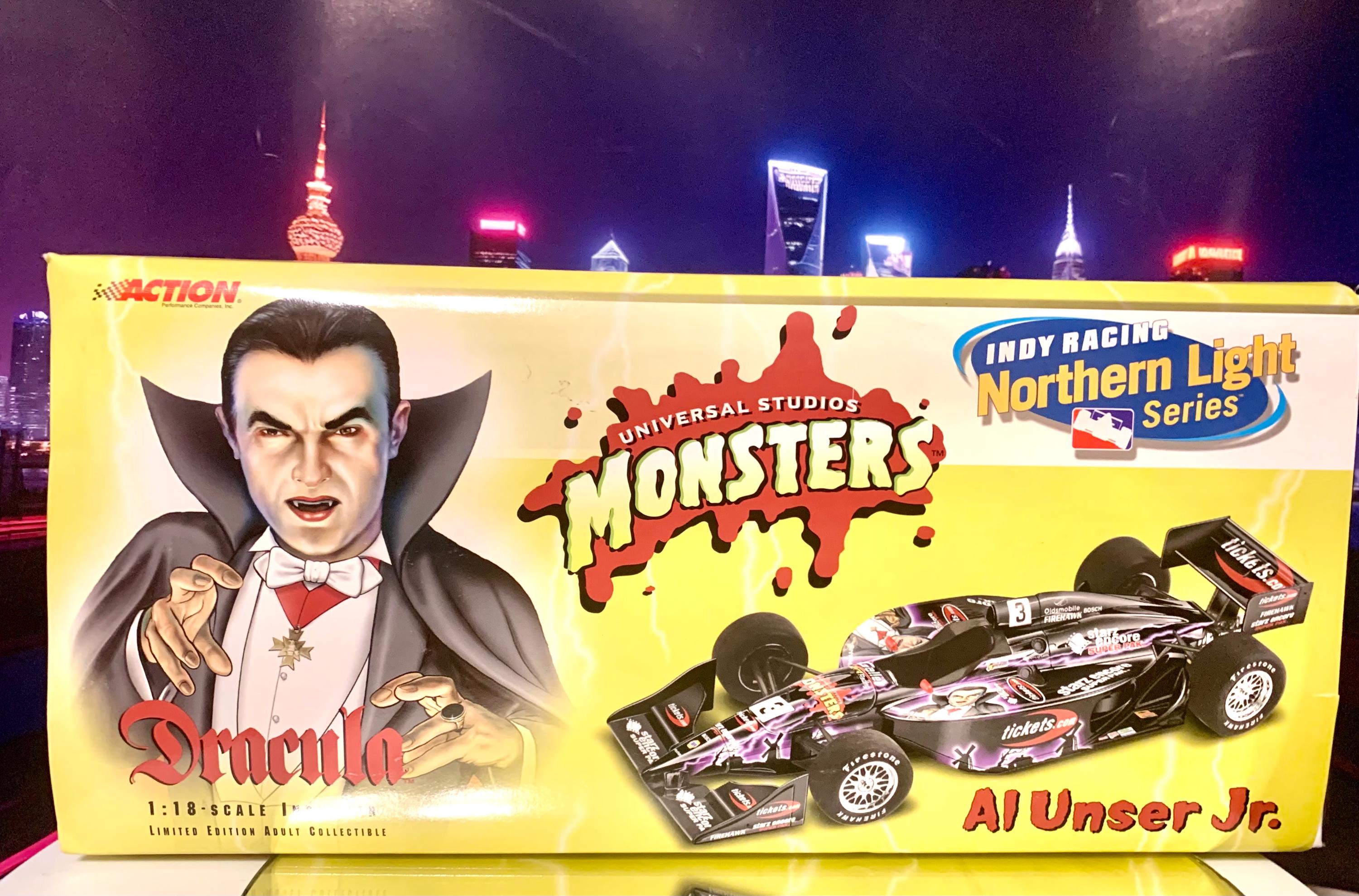 1:18 Scale Model of a Indy 500 Car. the Dracula Universal Monsters Car ...