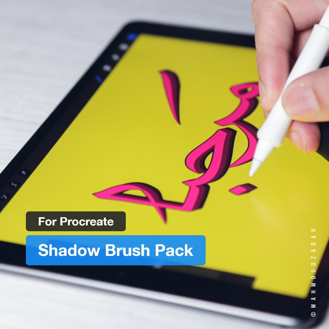 Shadow Arabic Calligraphy Brush Pack for Procreate Etsy