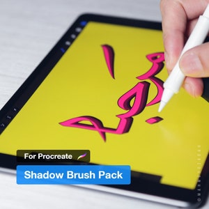 Arabic Calligraphy Shadow Brushes For Procreate