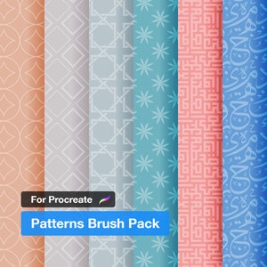 Arabic Calligraphy Patterns Brushes For Procreate