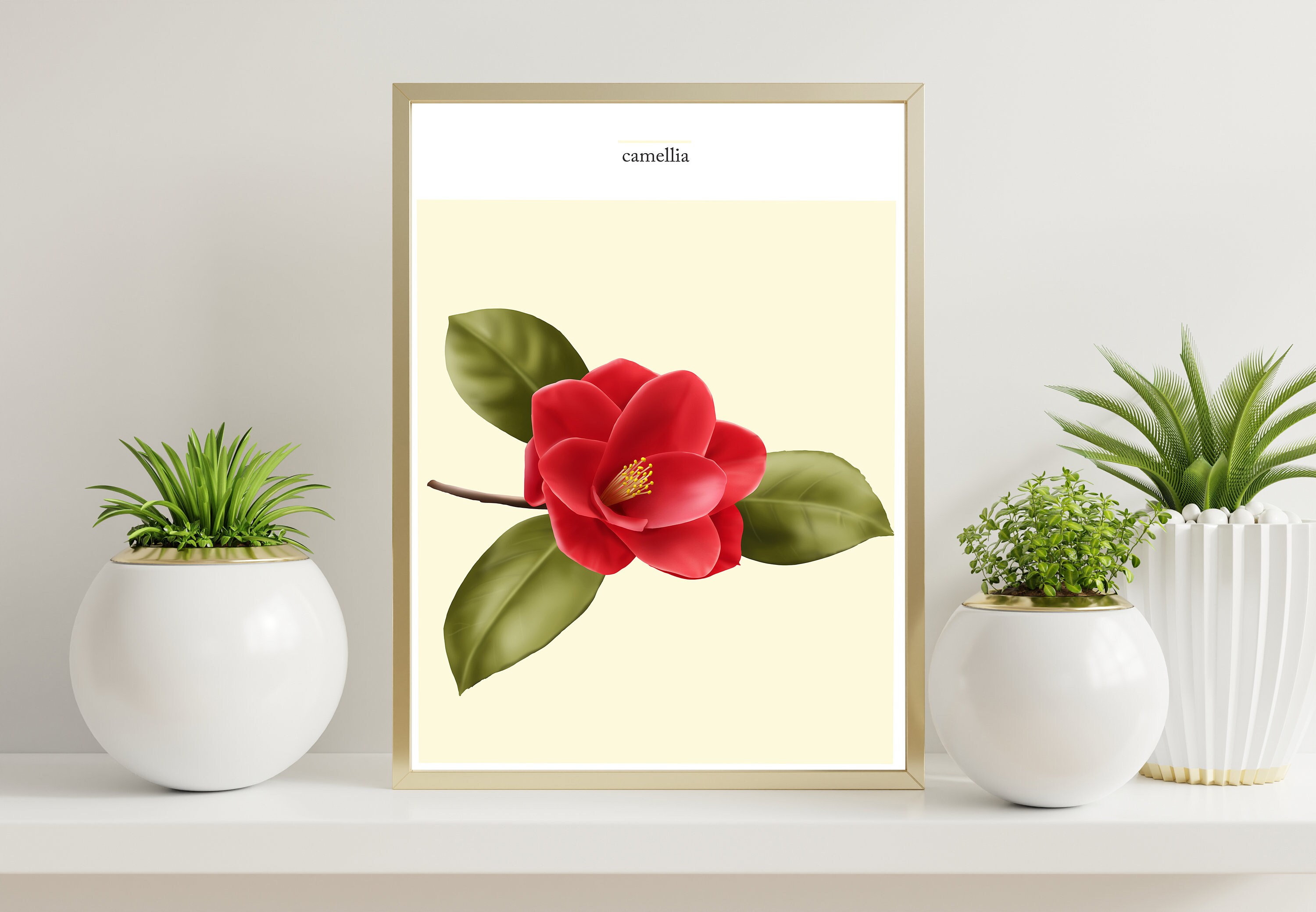 5 types of flower paintings that can be printed and framed for Etsy