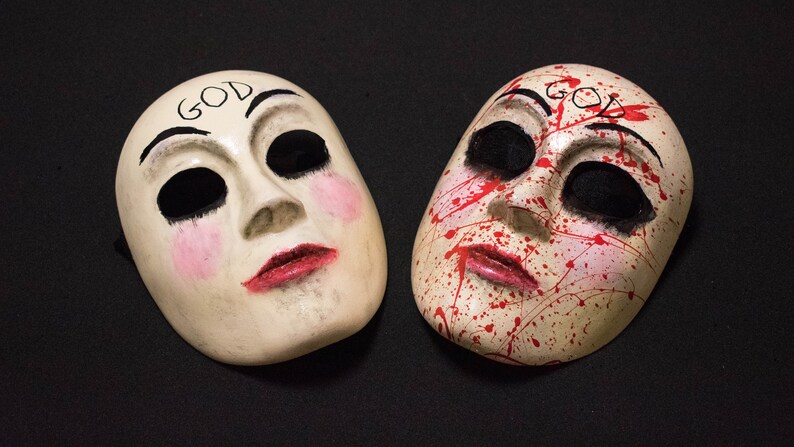 God mask Purge mask The Purge Anarchy mask Horror Movie mask The Purge costume mask Halloween mask 