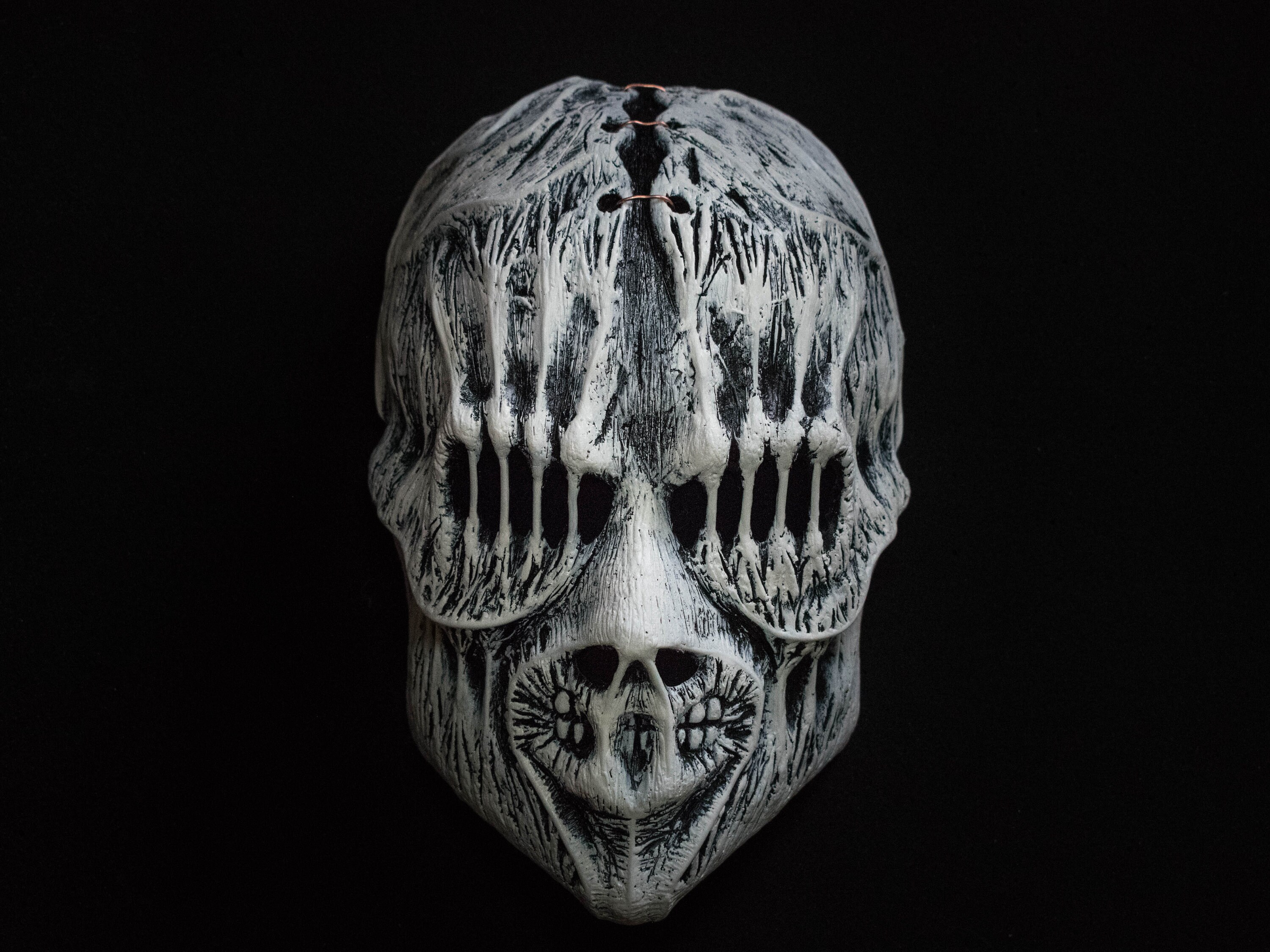 Dark Demon mask for cosplay