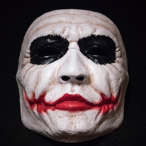 Joker Mask Coloring in the Style of Heath Ledger From the Dark - Etsy