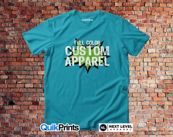 Custom Printed Full Color Premium T-Shirt - Adult, Tall and Youth Sizes