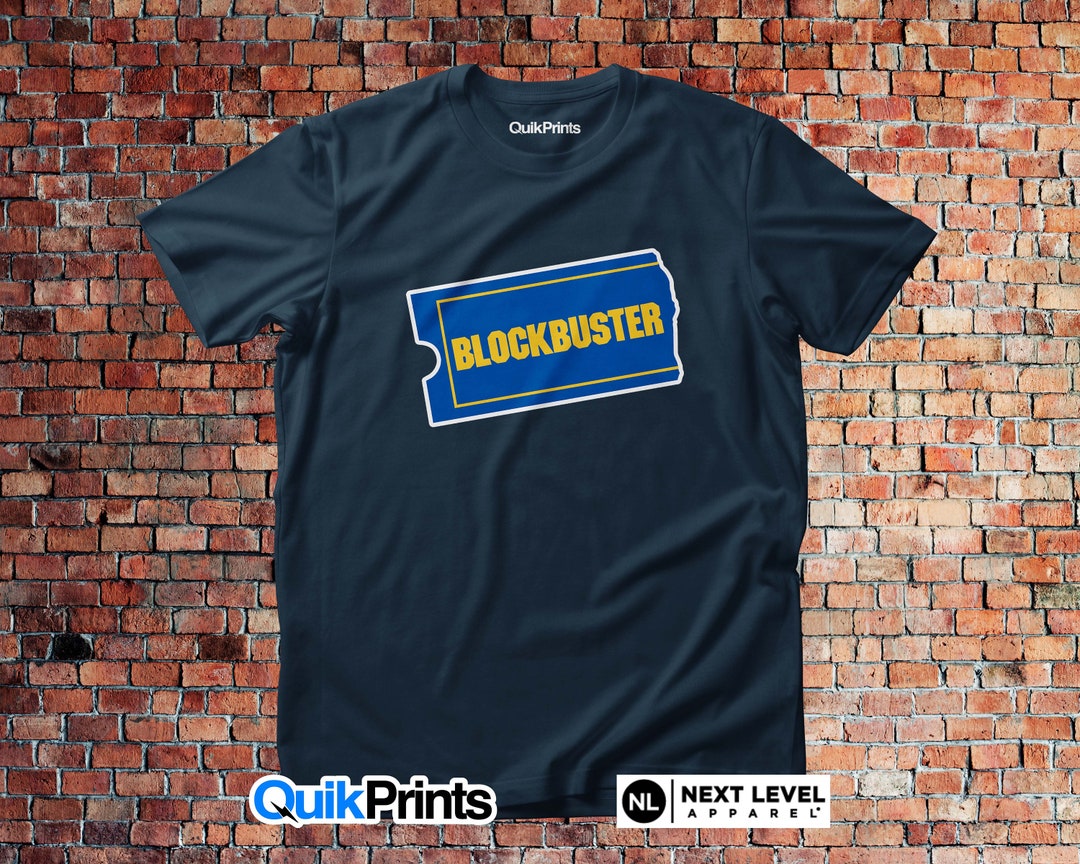 Blockbuster Video standard Print DTG Printed Soft Premium T-shirt - Etsy