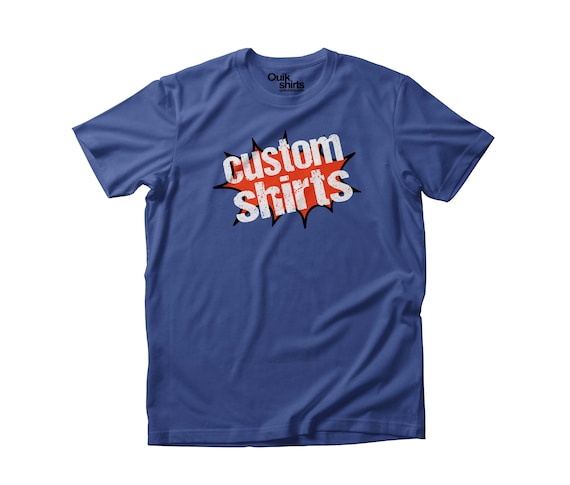 Custom Premium T-shirts Full Color Digital Adult Tall and - Etsy