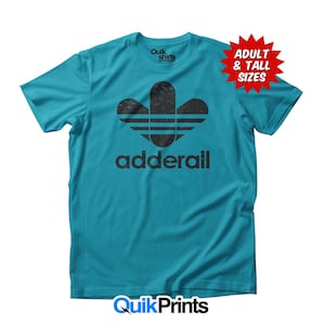 Adderall (Vintage Print) Tshirt - Adult & Tall Sizes