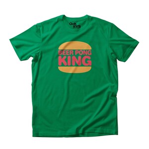 Beer Pong King - Parody Logo -  Premium T-Shirt