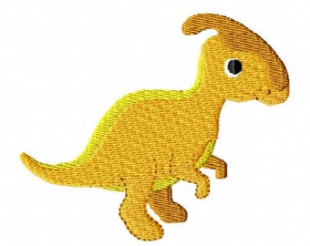 Parasaurolophus dinosaur design (fill stich) - 4x4 hoop