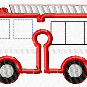Firetruck G-Tube Pad (3 inches) design - 4x4