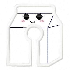 Milk Carton G-Tube Pad (3 inches) design - 4x4