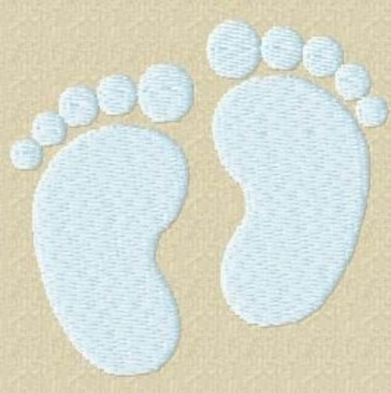 Baby Feet Machine Embroidery Design Mini Baby Feet Newborn Etsy Ireland