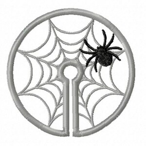 Spider & Spider Web G-Tube Pad design - 4x4 hoop
