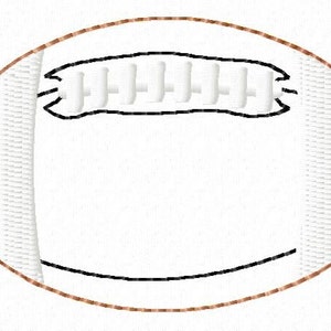 Football Feltie Machine Embroidery Design- 4x4 hoop - 2 sizes