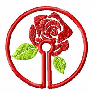 Rose G-Tube Pad design - 4x4 hoop