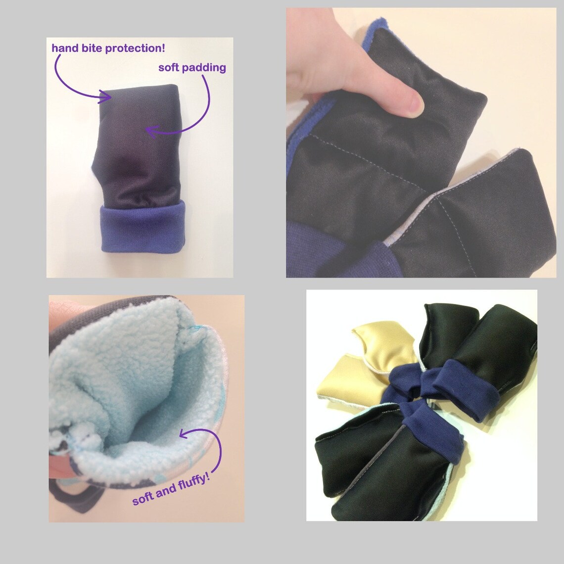Protective gloves against biting child with special needsHand Etsy