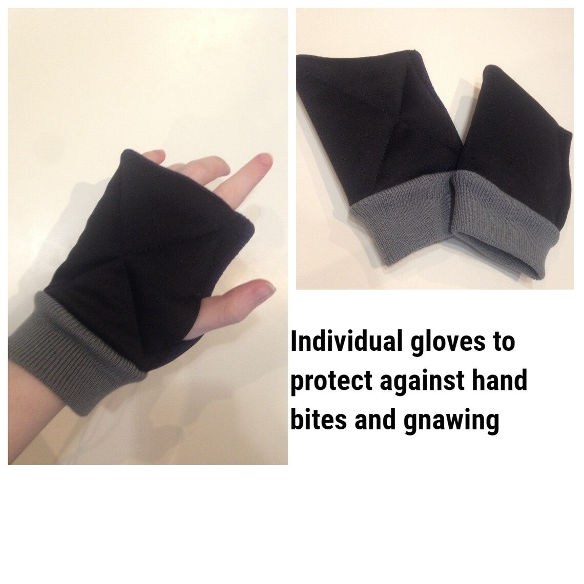 Waterproof antibiting glovegnaws handsselfharmhand Etsy