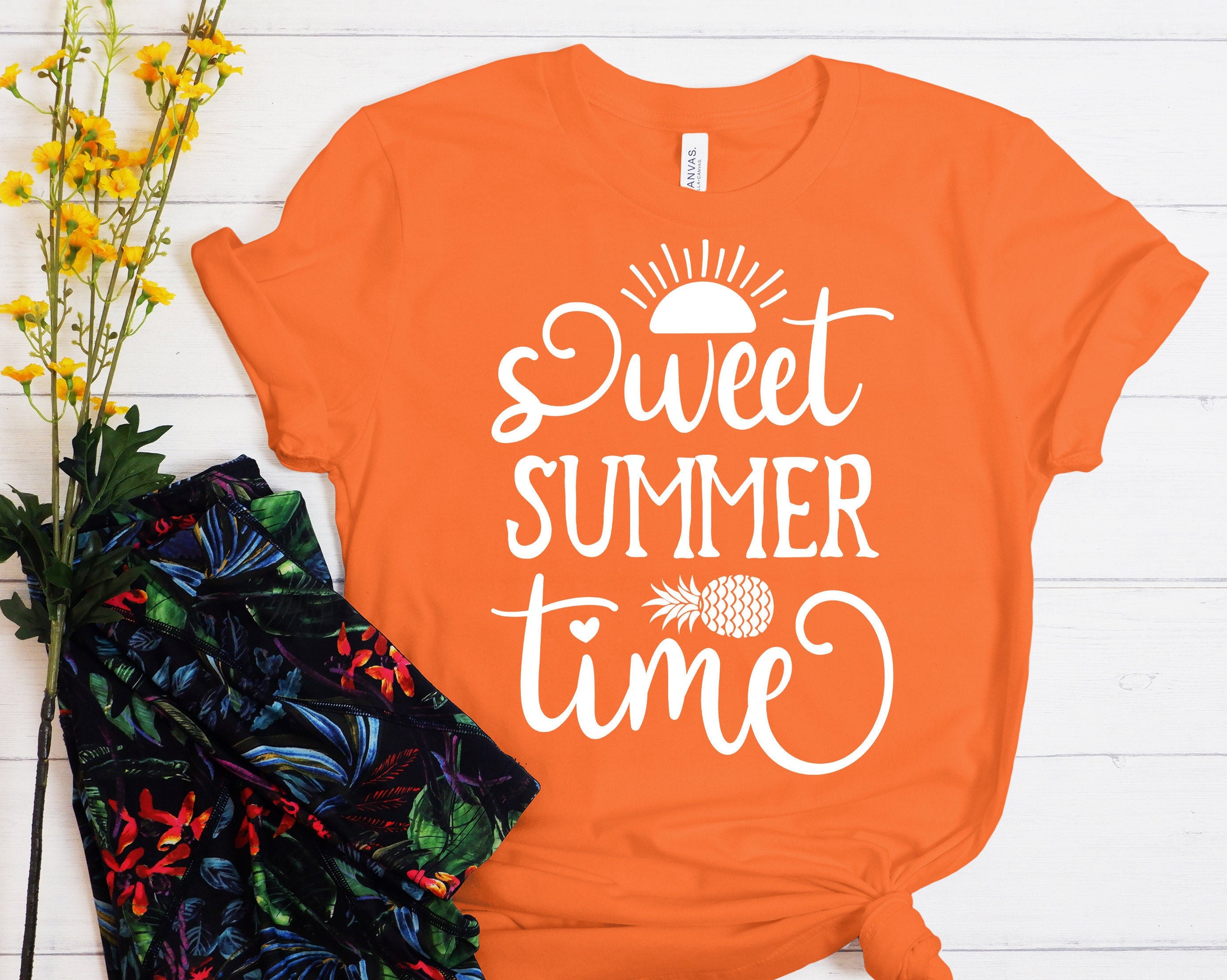 Sweet Summertime Shirt Summer Summerwear Shirt Tshirt | Etsy