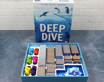 Deep Dive Board Game Insert Organizer Trays 3D-Printed