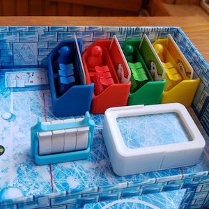 Ice Cool/Ice Cool 2 Brettspiel Einlagen Organizer 3D-Gedruckt
