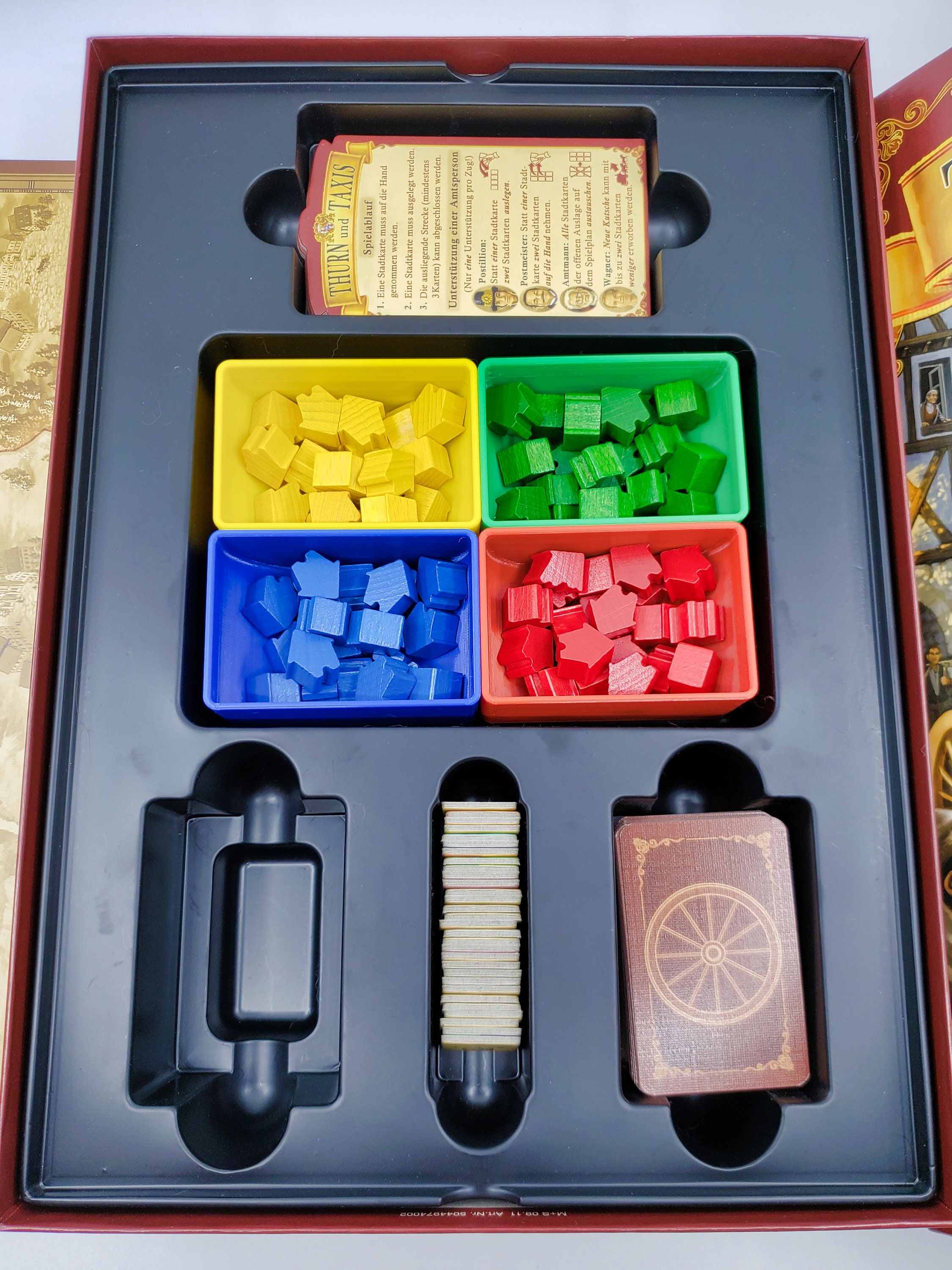 Thurn and Taxis Board Game Insert 3dprinted Etsy