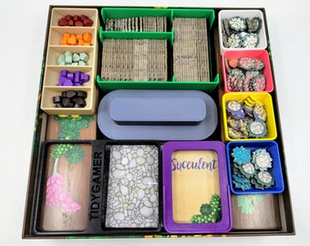 Succulent Board Game Insert/Organizer