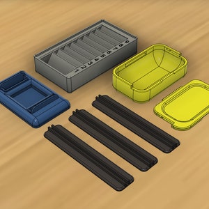 3D-Printing STL Files for Citadels Game Organizer Insert Trays