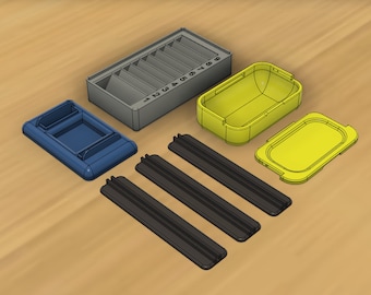 Pliki STL do drukowania w technologii 3D dla wkładek do organizera gry Citadels