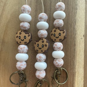 I Teach Smart Cookies Chocolate Chip teacher Lanyard for student teacher, school psychologist, counselor, for keys and badge!