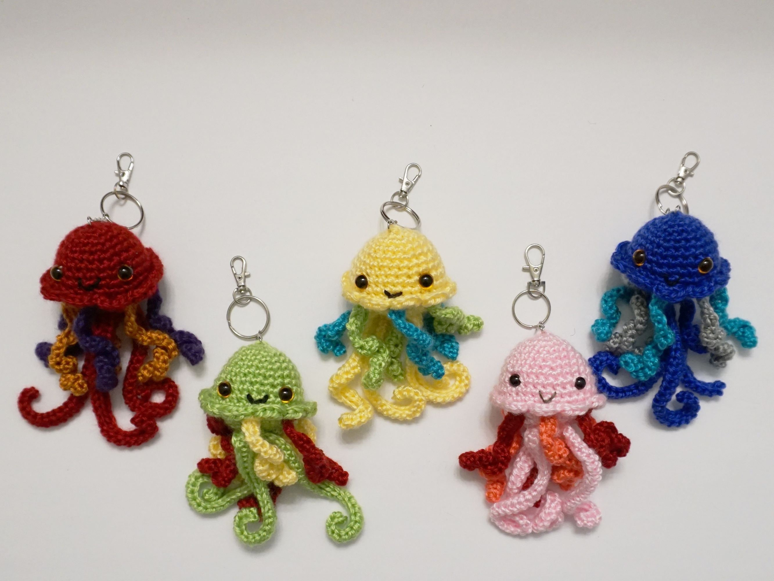 Jellyfish Key Chain - Etsy