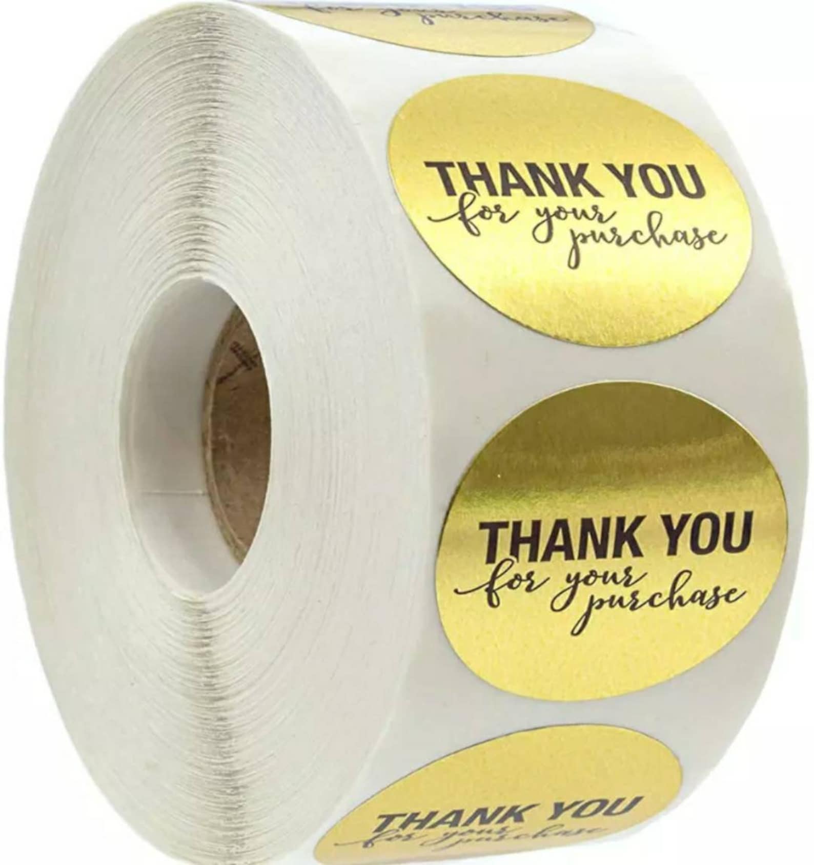 Adesivi Grazie Arcobaleno - 500 Pezzi Autoadesivi Per Regali, Matrimoni E Feste, Diametro 2,5 Cm - Foto 2