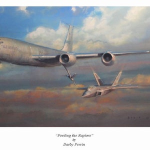 Lithograph in edizione limitata &quot;Nutrire i Raptor&quot;