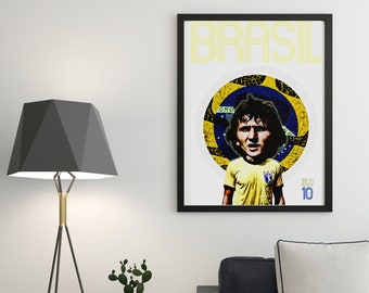 ZICO Poster, Original Illustration limited print 24 x 36, Poster Art, Wall Art.