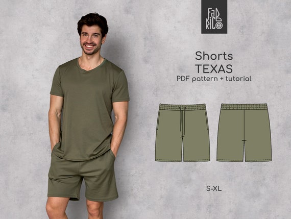 Mens shorts sewing pattern online