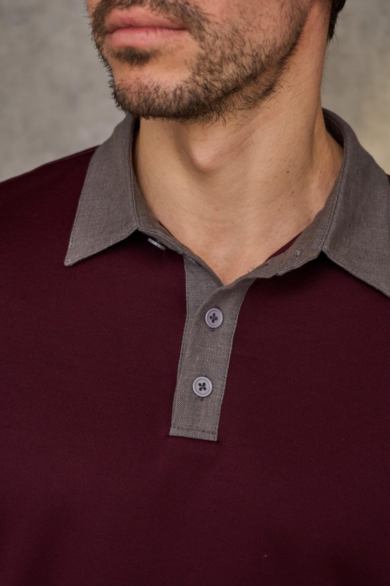 Men's Polo Shirt PDF Sewing Pattern | Sizes S–5XL Sew a classic men's polo shirt with a sharp contrast collar and placket, short sleeves, and a comfortable, true-to-size fit. This everyday essential works in soft jersey or pique knit for a polished, ready-to-wear look — perfect for building a custom wardrobe or sewing thoughtful handmade gifts.

With a full step-by-step video tutorial included, you'll get a clean, professional finish — even as a beginner.
