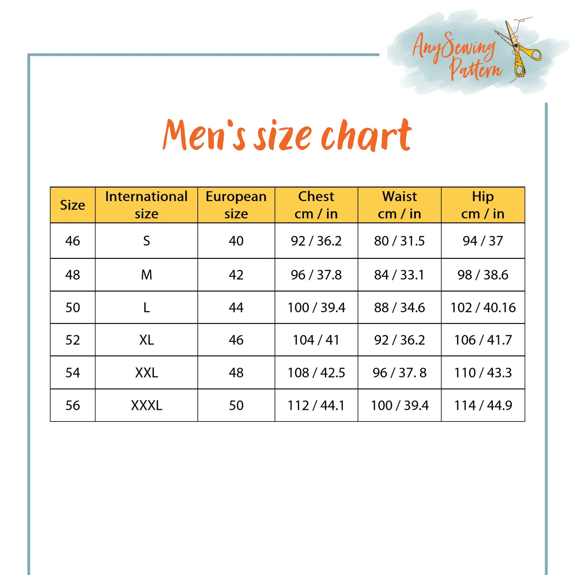 Men's Shirt Sewing Pattern PDF and Sewing Tutorial / Sizes Etsy