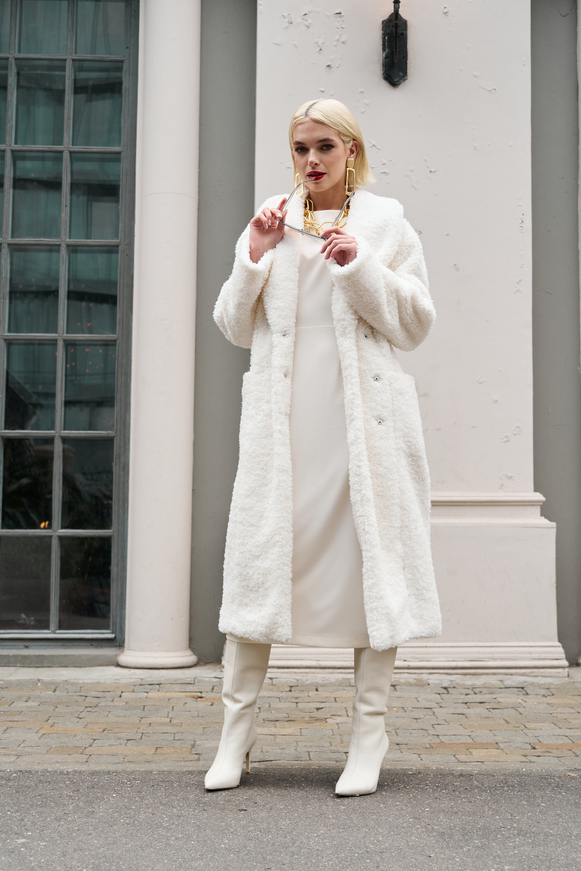 Faux Fur Coat Sewing Pattern Sizes XXS-S/ Winter Coat
