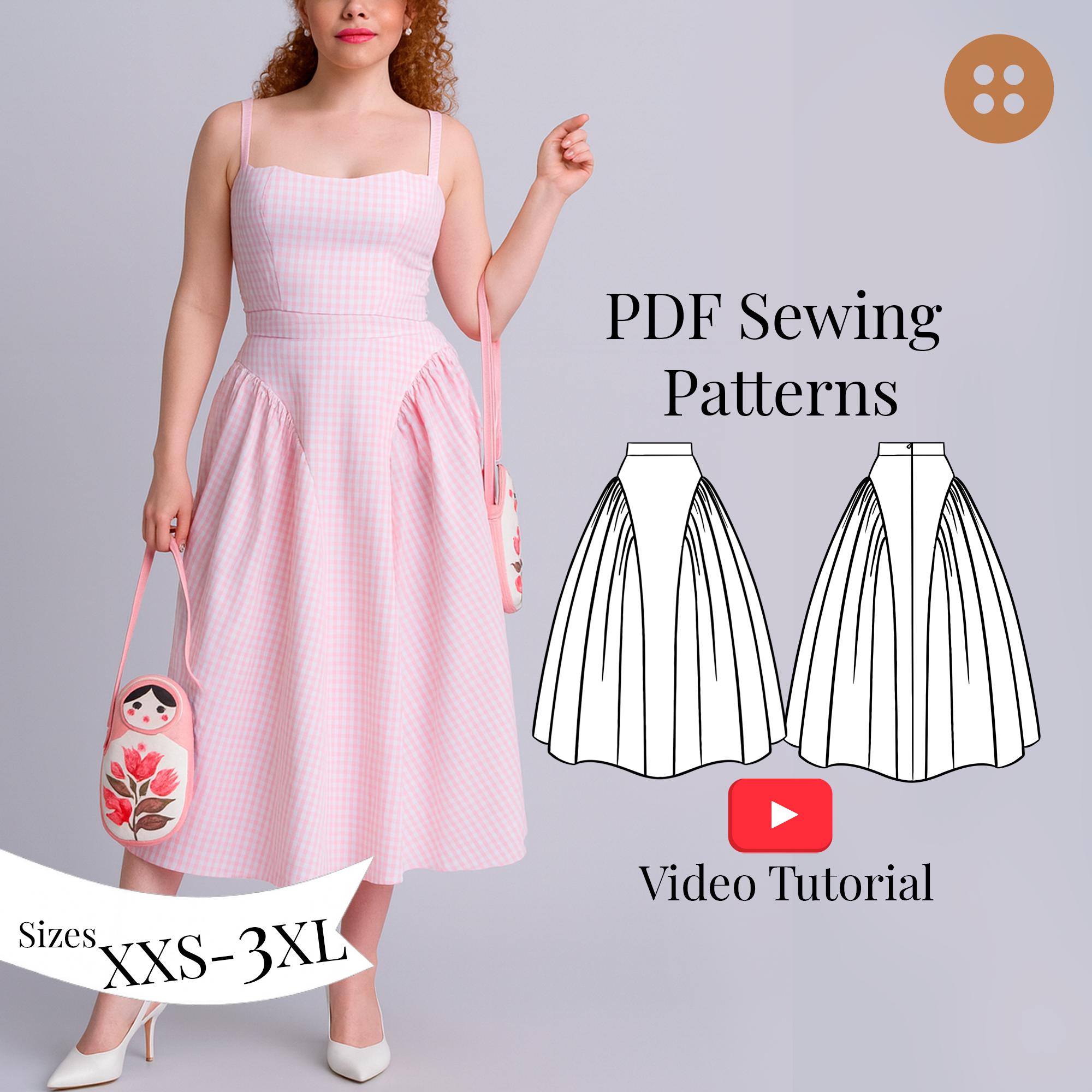 open lace back dress Sew Different Arya Pleat Dress  The Fold Line