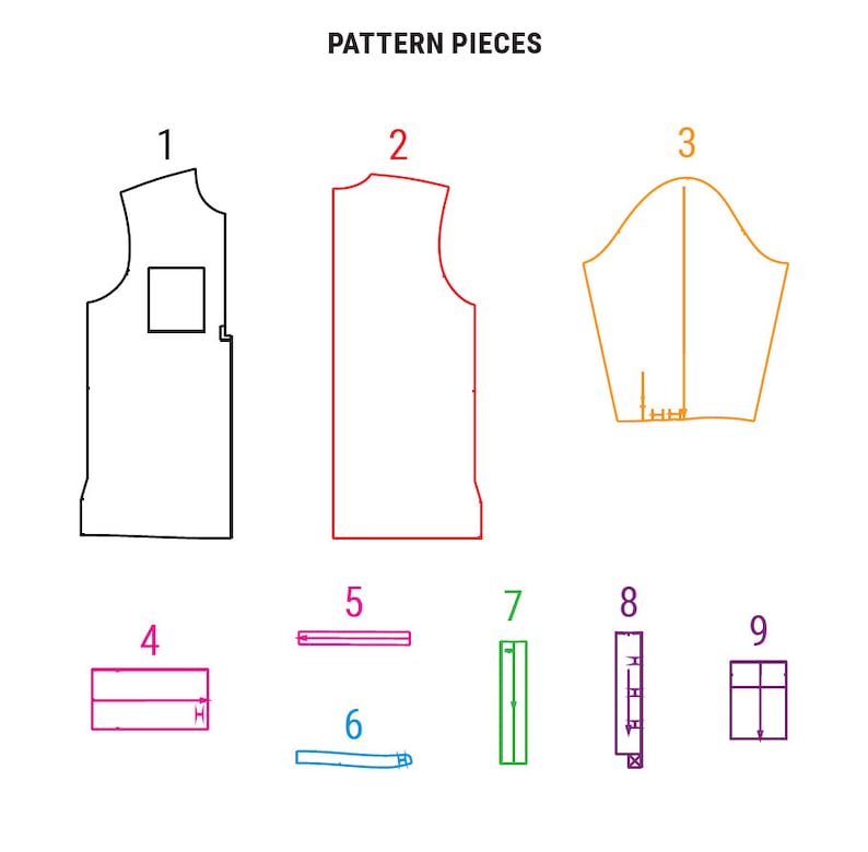 📦 What's included:
✔️ Digital sewing pattern (A4, US Letter, A0 formats)
✔️ Video sewing tutorial
✔️ Size range S–5XL
✔️ Layered PDF files for easy printing

✨ Ideal for sewing in linen, cotton, or jersey fabrics, this Henley shirt is a versatile and stylish DIY project for men of all sizes.

Make your own men's shirt with this easy-to-follow downloadable pattern — perfect for sewing gifts or adding handmade fashion to your wardrobe!
