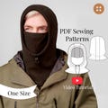 DIY Balaclava Sewing Pattern (PDF Pattern + Video Tutorial)