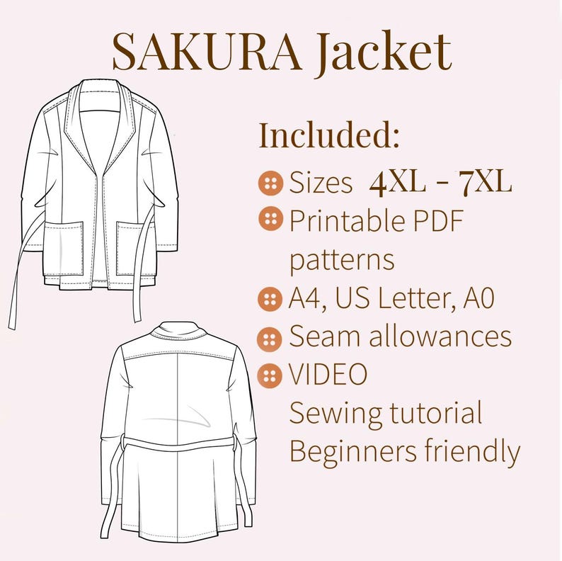 Women’s Cardigan PDF Sewing Pattern + Video Sewing Tutorial
Short SEO Description:
Sew a stylish women’s cardigan at home with this PDF sewing pattern. Includes a detailed video tutorial for beginners and experienced sewists. Perfect for creating versatile, cozy, and chic wardrobe pieces.