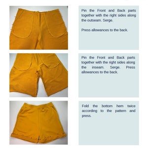 Women's shorts and trousers PDF SEWING PATTERN with step by step tutorial. Sizes XXS-XXXL.
This 2-in-1 PDF sewing pattern lets you create either wide-leg pants or comfortable shorts using one versatile pattern. A smart and practical solution for your handmade wardrobe ✂️
The pattern includes special length guidelines, so you can easily choose whether to sew pants or shorts — just follow the marked lines and customize the final look to your preference.