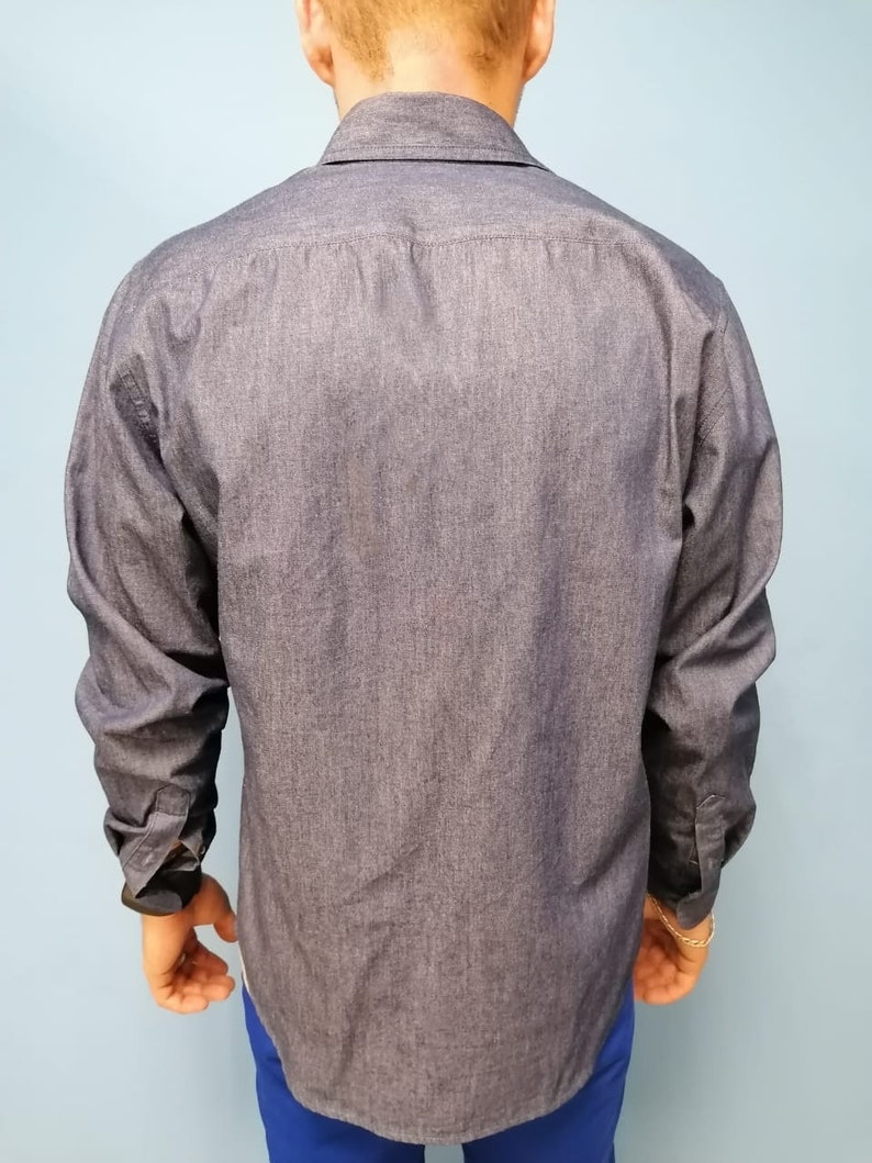 Men's Shirt Sewing Pattern PDF and Sewing Tutorial / Sizes Etsy UK