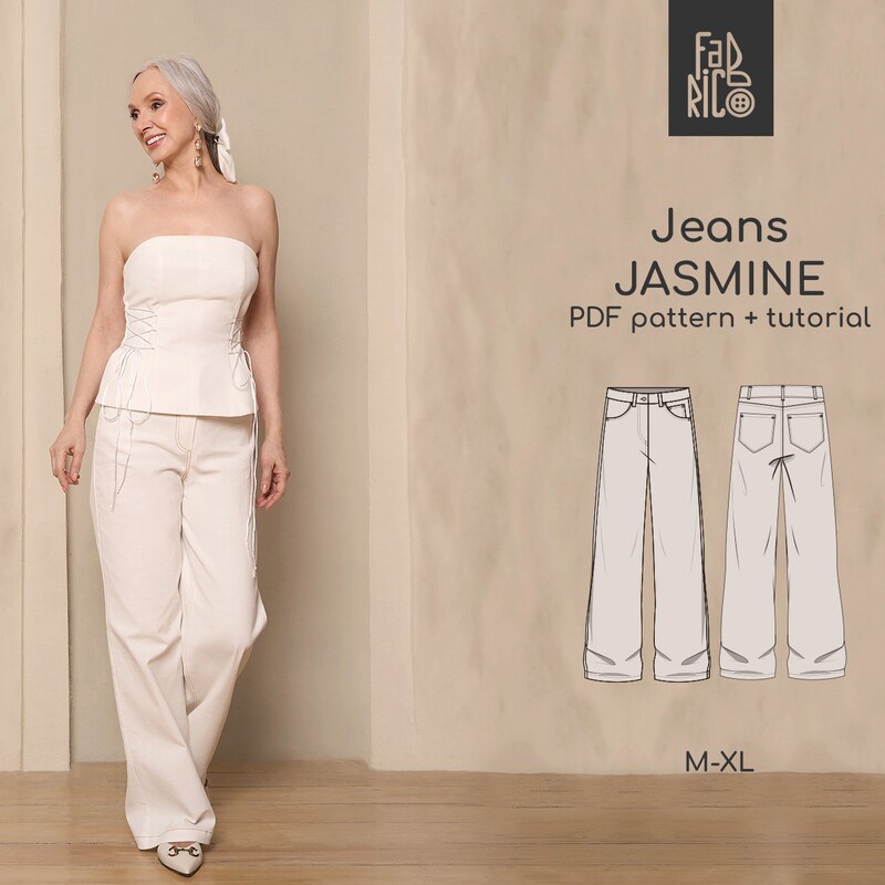 Baggy Jeans Pattern Etsy